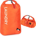 Travel Laundry Bag, Vacuum Compression Dirty Clothes Travel Bag, Waterproof Wet/Dry Space-Saving Laundry Storage Organizer, Smell Proof Storage Bag for Clothing, Swimming, Yoga, Gym, Camping