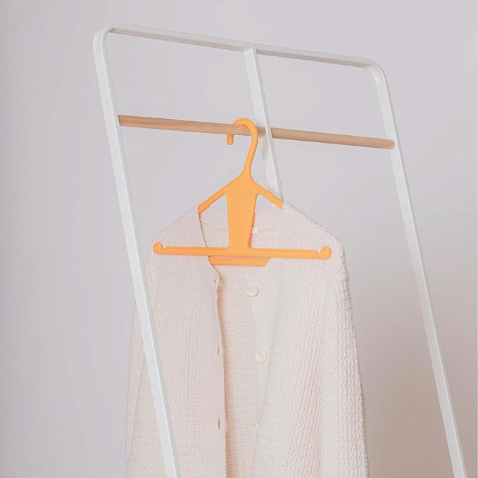 Kangaroo™ 100% Recycled High-Strength Clothing Hanger, Pants, Shirt, Suit, Coat - Patented, Heavy Duty, Non-Slip, Hangeroo - Includes Hacks, Tips, Tricks Booklet – Made in USA (Oatmilk 30-Pack)
