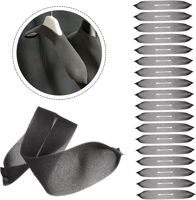 50pcs Hanger Sponge Covers Anti-slip Garment Sponge Protectors for Clothes Hangers Home Use Cover Accessories