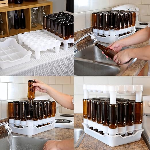 FASTFERMENT - frb1 FastFerment FRBB-24 Bottle Drying Rack, FastRack24, White