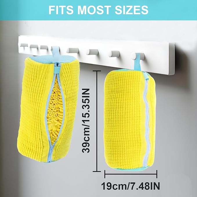Shoe Washing Machine Bag Laundry Shoes Bag for Washer Dryer Shoe Washing Bag for Sneakers, Casual Shoes, Reusable and Durable Large Shoe Cleaning Bags for All Shoe Types and Sizes