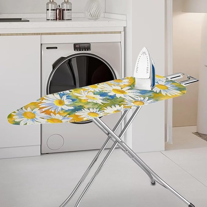 Ironing Board Cover,Floral Ironing Board Cover,Large Ironing Board Covers,Daisy Ironing Board Cover,Chic Daisy Print Medium