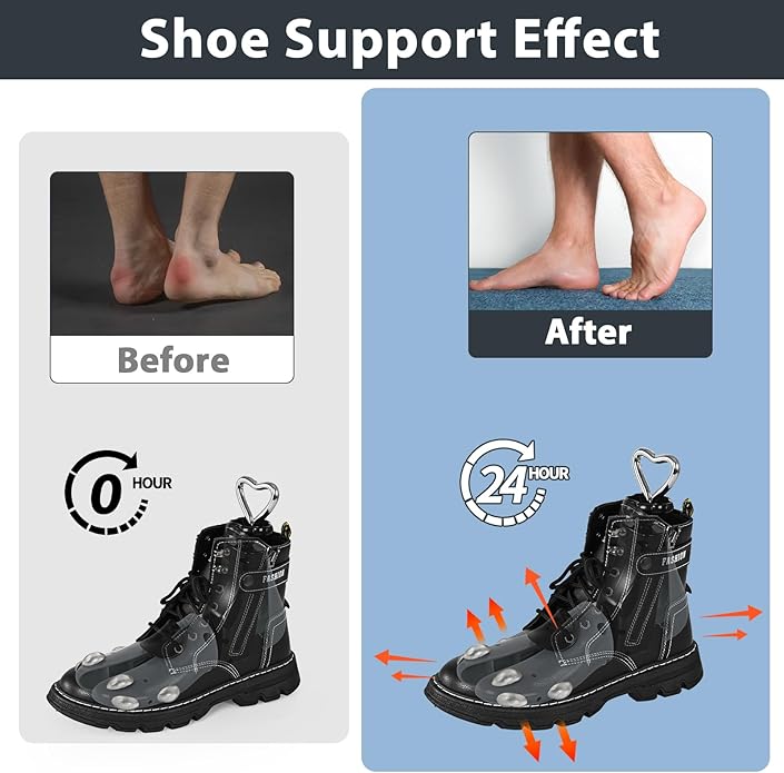 Shoe Stretcher Women Men, Boot Stretcher Wide Feet, 4-Way Shoe Widener & Expander for Stretch Length & Width
