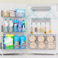 Laundry Organizer with Hanger 6-Pack, Magnetic Shelves for Washing Machine, Magnetic Refrigerator Shelves, Magnet Holder & Baskets, Metal Storage System for Laundry Room, Grey