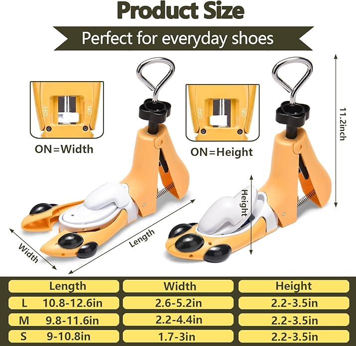 Boot Stretcher for Men Women, Boot Stretcher for Cowboy Boot Leather Shoe Stretcher Wide Feets Instep