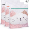 Tenn Well 3PCS Mesh Laundry Bags, 20 x 23 Inches Large Lingerie Bags for Washing Delicates, Garments, Bath Towels, Dirty Clothes, Socks, Toys, Travel