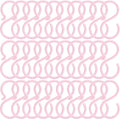 POVETIRE 30 Pack 2.5 Inch Plastics Pink S Hook for Hanging Baby Headband Hair Accessories Baby Bib NecklaceJewelry Hat Holder