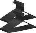 120 Pcs Wire Hangers Bulk 16" Dry Cleaner Hangers for Clothes Caped Clothing Pants (Black,Classic)