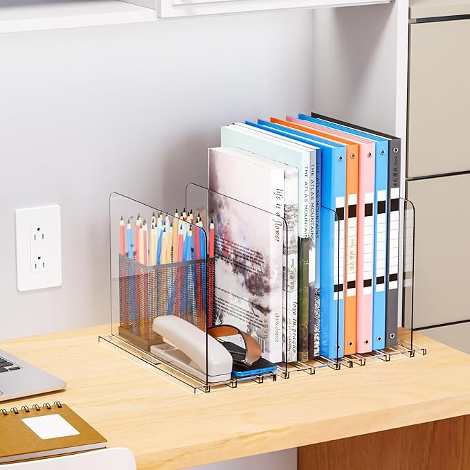 Yieach Clear Acrylic Shelf Dividers for Closet Organization,16Pack Adjustable Bags,Clutch,Purse Organizer and Storage,Handbag Organizer for Closets,Purse Divider,8.8″ Tall Sweater,Tshirt,Towel Divider