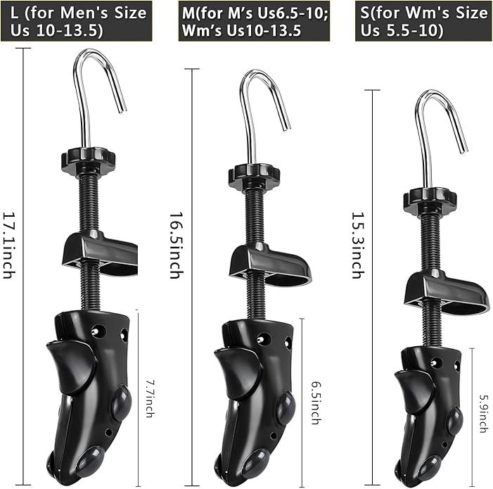 Shoe Stretcher Shoe Trees,Adjustable Length & Width for Men and Women,4-Way Adjustable Shoe Expander Widener