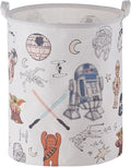 Room Nursery Decor,Baby Laundry Large Hamper Foldable With Waterproof Pe Coating,Dirty Clothes Basket Featuring The Child,Bedroom,Bathroom Set,Toy Bin,Kids Birthday Gifts,White (round)