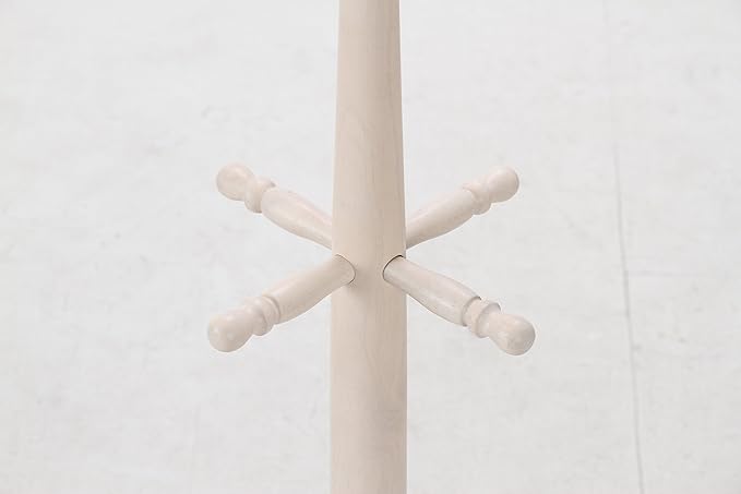 No Double Trade Antique Coat Hangers, Natural Wood, Height 183 cm
