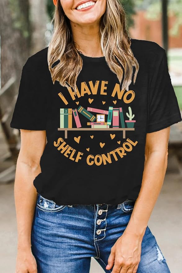 Book Lover Shirt for Women Read Books Be Kind Stay Weird T-Shirt Funny Teacher Shirt