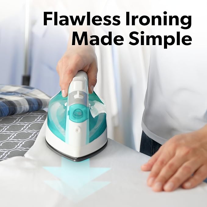Home Intuition Iron Scorch Resistant Ironing Board Cover and Pad, 15x54, Standard Size Coated Thick Padding