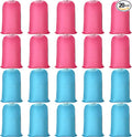 Nuogo 20 Pcs Laundry Bag Washable Travel Laundry Bags with Drawstring Lock Closure Large Heavy Duty for Camping Tent Blankets Dirty Clothes Yarn Fabric Storage, Multi Use(Pink, Blue)