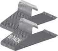devesanter Pants Hanger, 30 Pack Space Saving Open-Ended Metal Pants Hanger, Non Slip Trousers Slack Hangers Organizers for Pants Jeans Slacks Scarf Trousers Ties,Grey