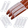 Framendino, 350 Pack Clear Non Slip Rubber Clothes Grips Clothing Strip for Plastic Hangers