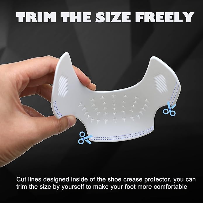 6 Pairs Crease Protectors for Shoe Sneakers, Air Jordan,Air Force, Dunks and More，Shoe Shape Holder