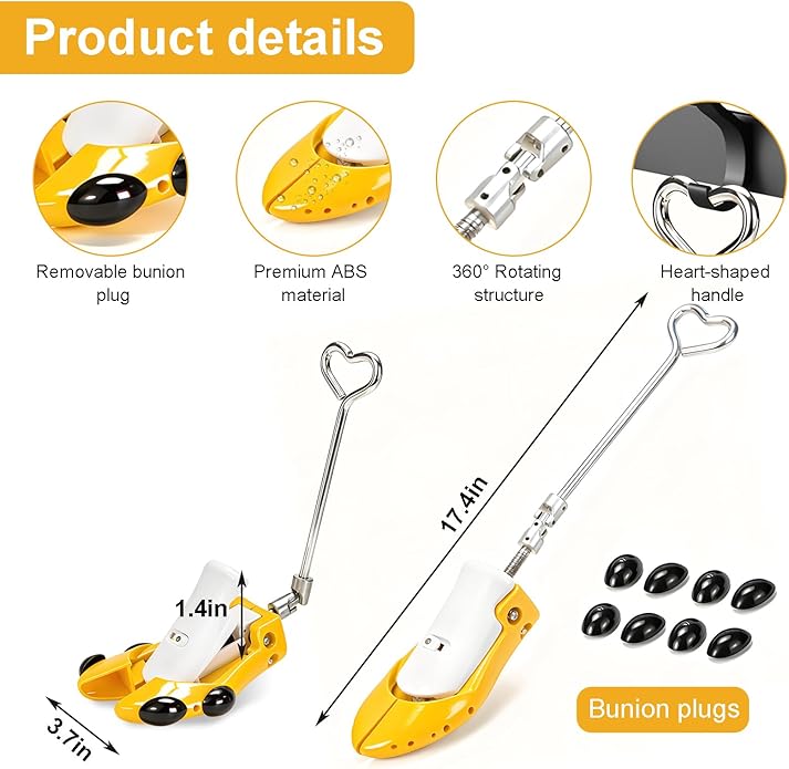 Boot Stretchers for Cowboy Boots Shoe Stretcher for Wide Feet Men Shoe Trees Adjustable Length & Width for Men Women