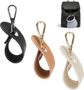 3 Pack PU Leather Hat Clip for Travel, Adult Unisex Cap Clip, Black, Brown, Modern Style