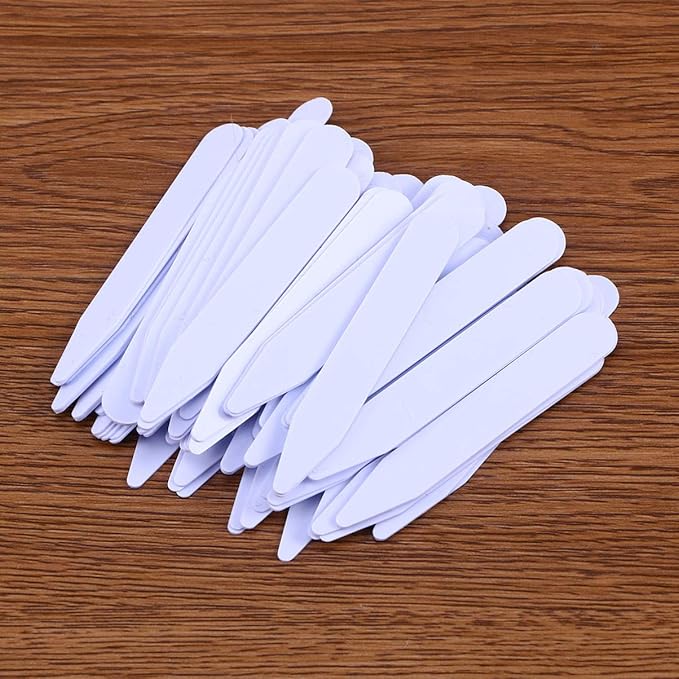 NUOBESTY Shirt Collar Band Collar Strip in 3 Sizes 200pcs for Shirt Men Dressing