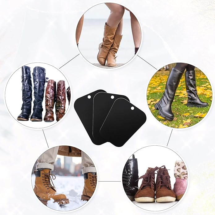 16 Pieces (8 Pairs) Boot Shaper Form Inserts Boots Tall Support to Keep Shape Holders for Women Men