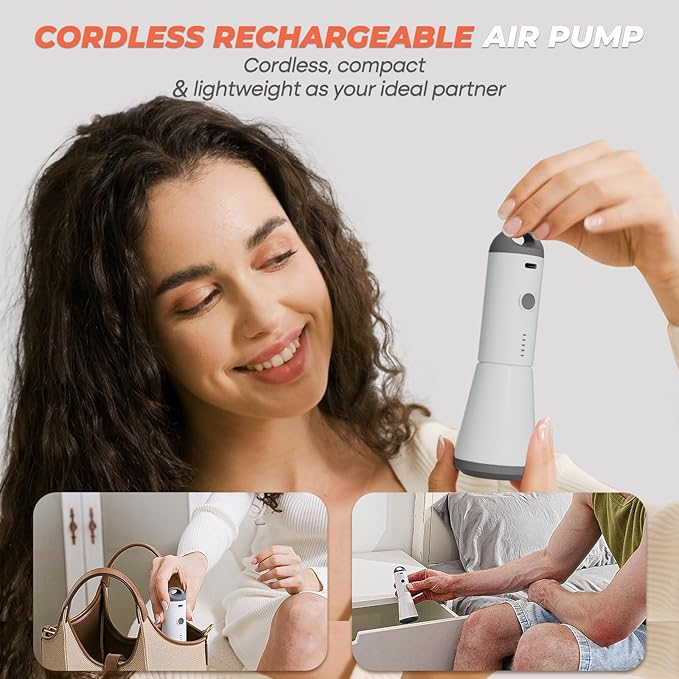 Vacuum Seal Bags for Clothing with Rechargeable Cordless Pump, 18 Pack Vacuum Storage Space Saver Bags, Compression Packing for Clothes Bedding Blanket Pillows Comforters Luggage Travel