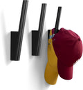 Hat Hook for Baseball Caps – Wall Mounted Vertical Hat Holder, Multi-Purpose Wall Hook, Closet Cap Organizer, Sturdy Compact, Easy to Install