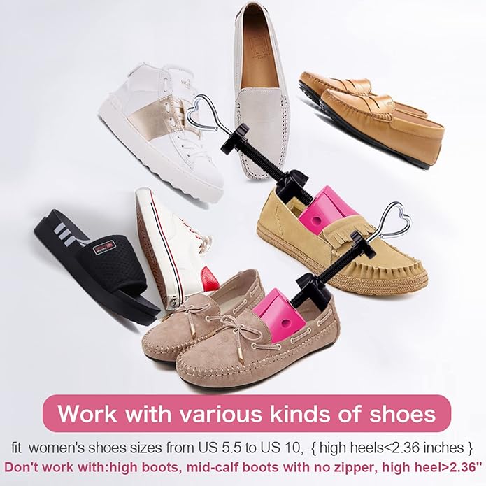 LANNEY Shoe Stretcher for Women & Men Wide Feet - Premium Shoe Expander Widener Stretch Length Width