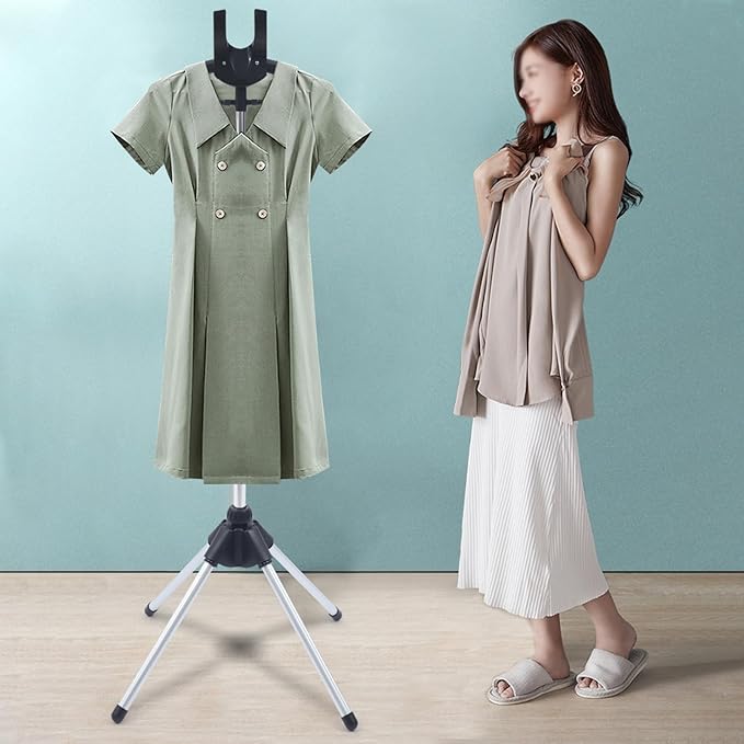 Steamer Stand, Garment Hanger for Steaming Clothes Drying Rack Fabric Steamer Ironing Steamer Bracket with Stand for Homes, Clothing Stores & Hotels