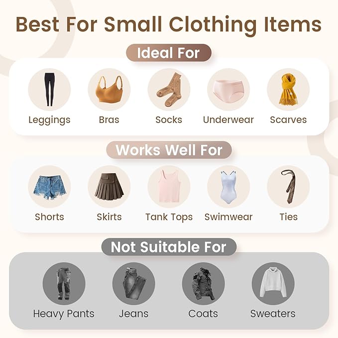 2 Pack Legging Hangers for Closet, Wooden Legging Hanger for Closet Organizer with 20 Upgraded Clips Holds 20 Leggings, 360° Rotatable Space Saving Yoga Pants Hanger for Socks, Shorts, Natural