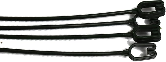Replacement 4 Strand Plastic Hangers for 12" Hanging Baskets - Set of 5 (Green)