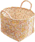 Floral Fabric Storage Basket Car Interior Storage Basket Underwear Sundries Laundry Baskets Supplies Home Organizer Bag (style 8)