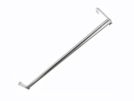 Nexel Coat Rack Rod Kit, 48"W, Chrome Finish