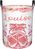 Personalized Dance Laundry Basket For Baby Kids Boys Girls Adult Custom Hamper Basket With Name For Bathroom Bedrooms Collapsible Baby Laundry Basket, Dirty Clothes Hamper With Handles
