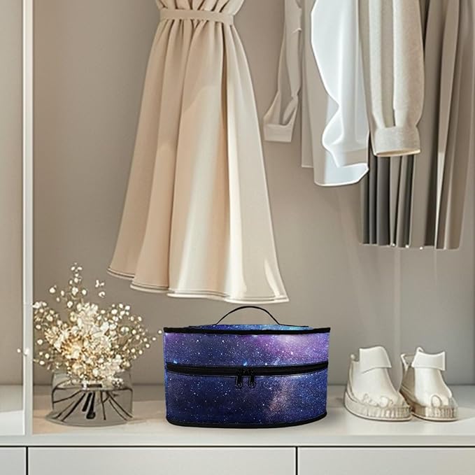 Starlight Print Steam Iron Storage Case Fits Traveling Outing Decorative Colorful Iron Portable Storage Bag with Zipper Handle