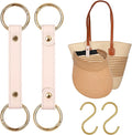 2 Pack Sun Hat and Baseball Cap Rack, Multifunctional Hat Rack, Vacation Traveling Essentials Accessor(B003-Beige)