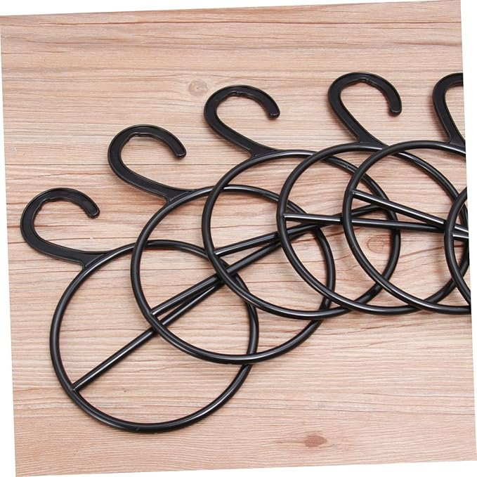 30 Pcs Tie Hanger Clothing Storage Bags Ring Stand Hangers for Clothes Clothing Organizer Circle Shape Scarf