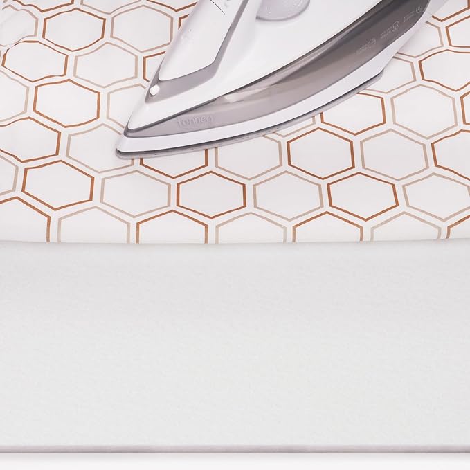 SheeChung Ironing Board Pad Only,Fit Ironing Boards Up to 57"x21",Cut to Desired Sizes,Ultra Thick Replaceable Ironing Padding,Universal Premium Felt Ironing Board Pad