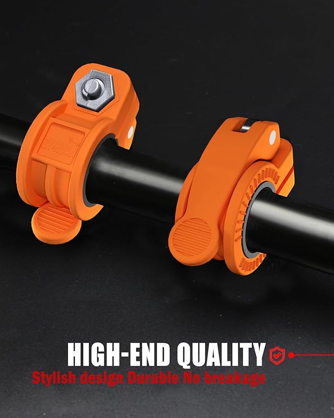 Mini Barbell Clips 1 inch I Multi-Size Adjustable Barbell Collar I 1 inch Barbell ClampsIQuick Release Weight Clips Pair of Locking for Dumbbell Bar