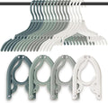 24 Pcs Travel Hangers Portable Foldable Hangers Cruise Ship Essentials Non-Slip Foldable Space Saving Clothes Drying Rack for Travel Cruise Business Trip Suitcase Dormitory School Hotel(Classic)