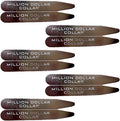 Million Dollar Collar Metal Collar Stays for Men with Felt Carrying Cases Stays Metal