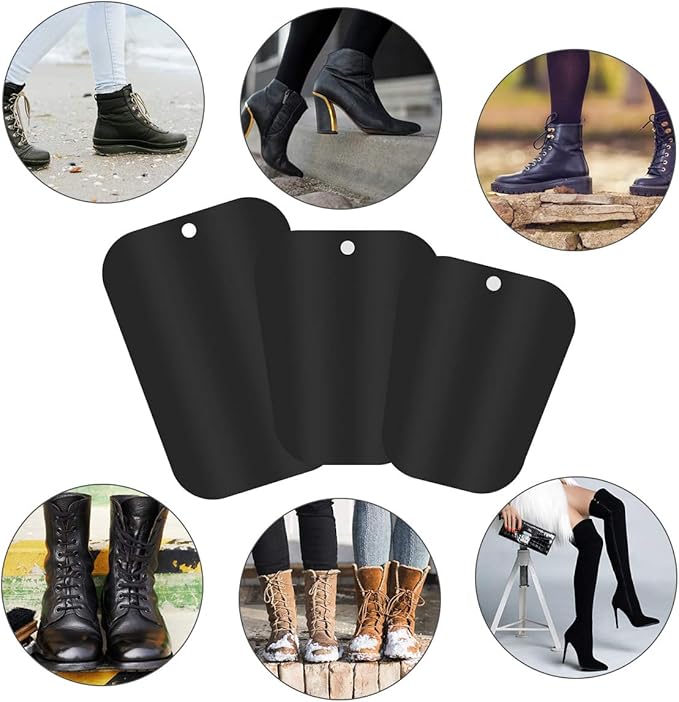 AHIER Boot Shapers - 12 Sheets for Tall Boots, 3 Sizes - 12/14/16in, Stand Up Inserts (6 Pairs)