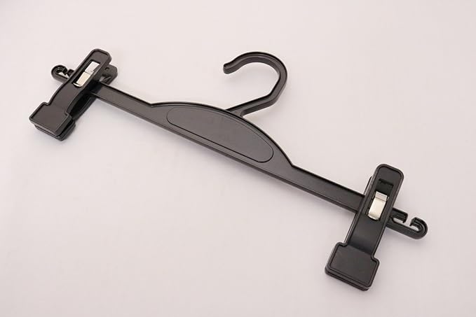 Sawafuji 765A Clothes Hanger for Convenient Storage of Skirts and Pants, Made in Japan, Days, Bottom, Set of 5, Black
