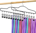 Karida Closet Organizers and Storage, Metal Yoga Pants Hanger with Rubber Coated 2 Pack Hanging Closet Organizer for Home Organization & Closet Organization, Space Saving Hanging Closet Solution