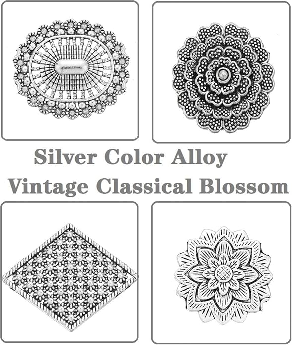 Vintage Sweater Clips Shawl Dresses Shirt Clips Retro Cardigan Collar Chain Clips Brooch Pins for Women