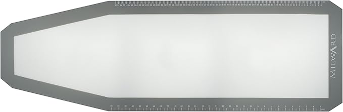 Milward Applique Ironing Board Fusing Mat Non-Slip Non-Stick Heat Resistant Silicone 49.25 x 16.25” – 125 x 41cm, Klar