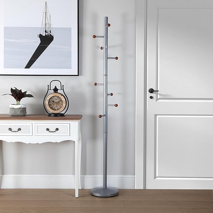 Versa 187904 - Coat Stand metallic silver