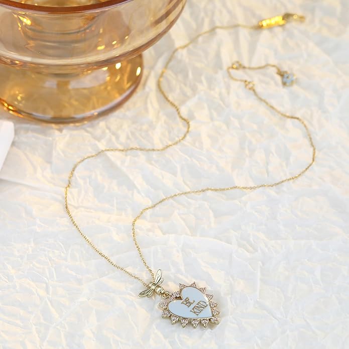 Chunky Gold Necklace for Women Gold Evil Eye Cowboy Pendant Necklace Dainty Paperclip Chain Vintage Luck Amulet Choker Necklaces Celestial Jewelry Gift