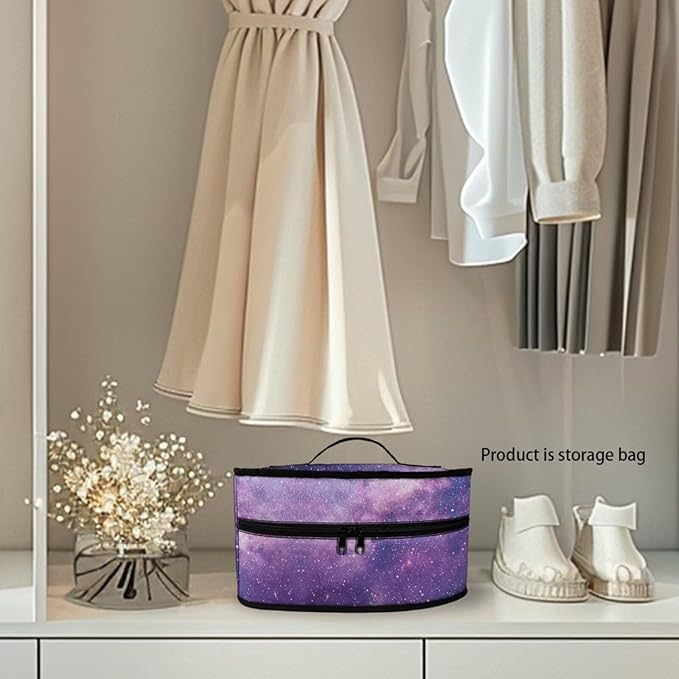 Galaxy Print Steam Iron Case Portable Travel Steamer Carrier Bag with Handle Handheld Travel Bag Iron Accessories, Case Only